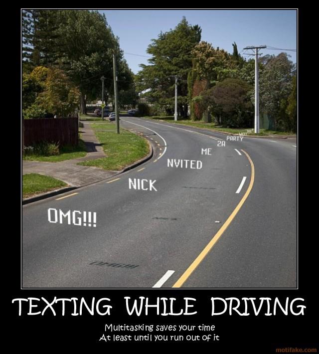 texting while driving